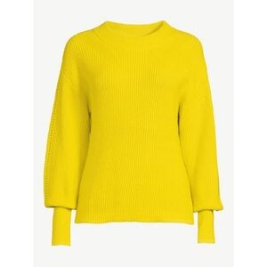 Scoop Women's Puff Sleeve Sweater